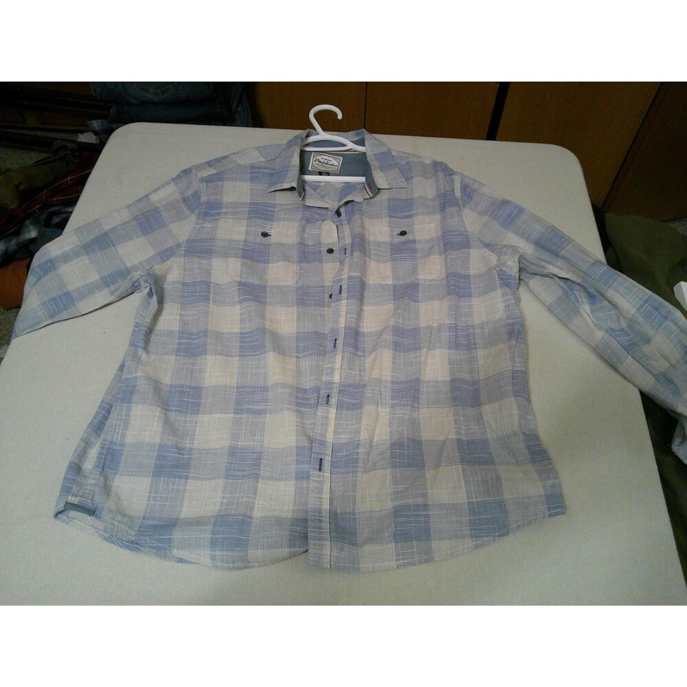 Flag and Anthem Button Up shirt Men’s Size xl - Picture 3 of 5